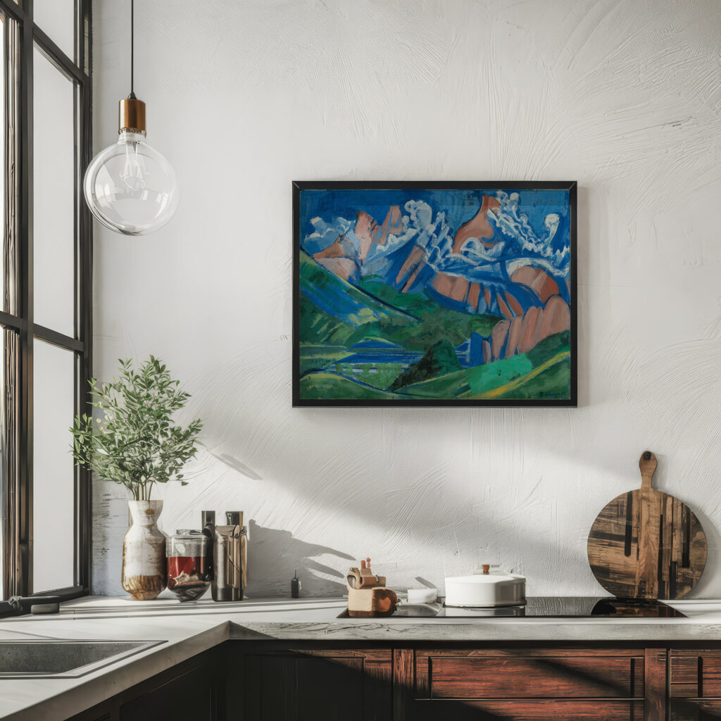 Landschaft 1922 August Babberger 6 mockup