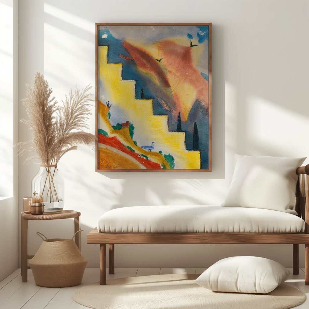 Landschaft 1927 Fritz Stuckenberg 5 mockup