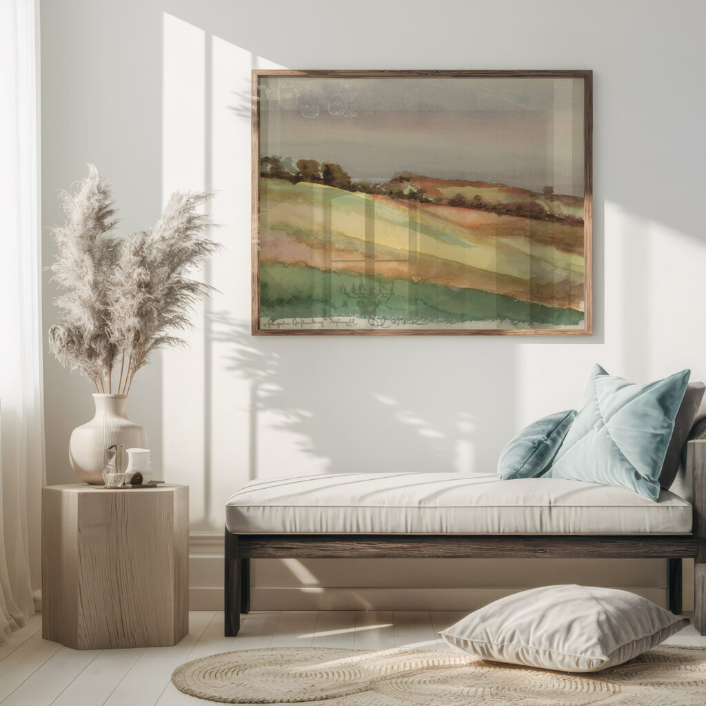 Landschaft Kahlenberg 1943 Karl Wiener 5 mockup