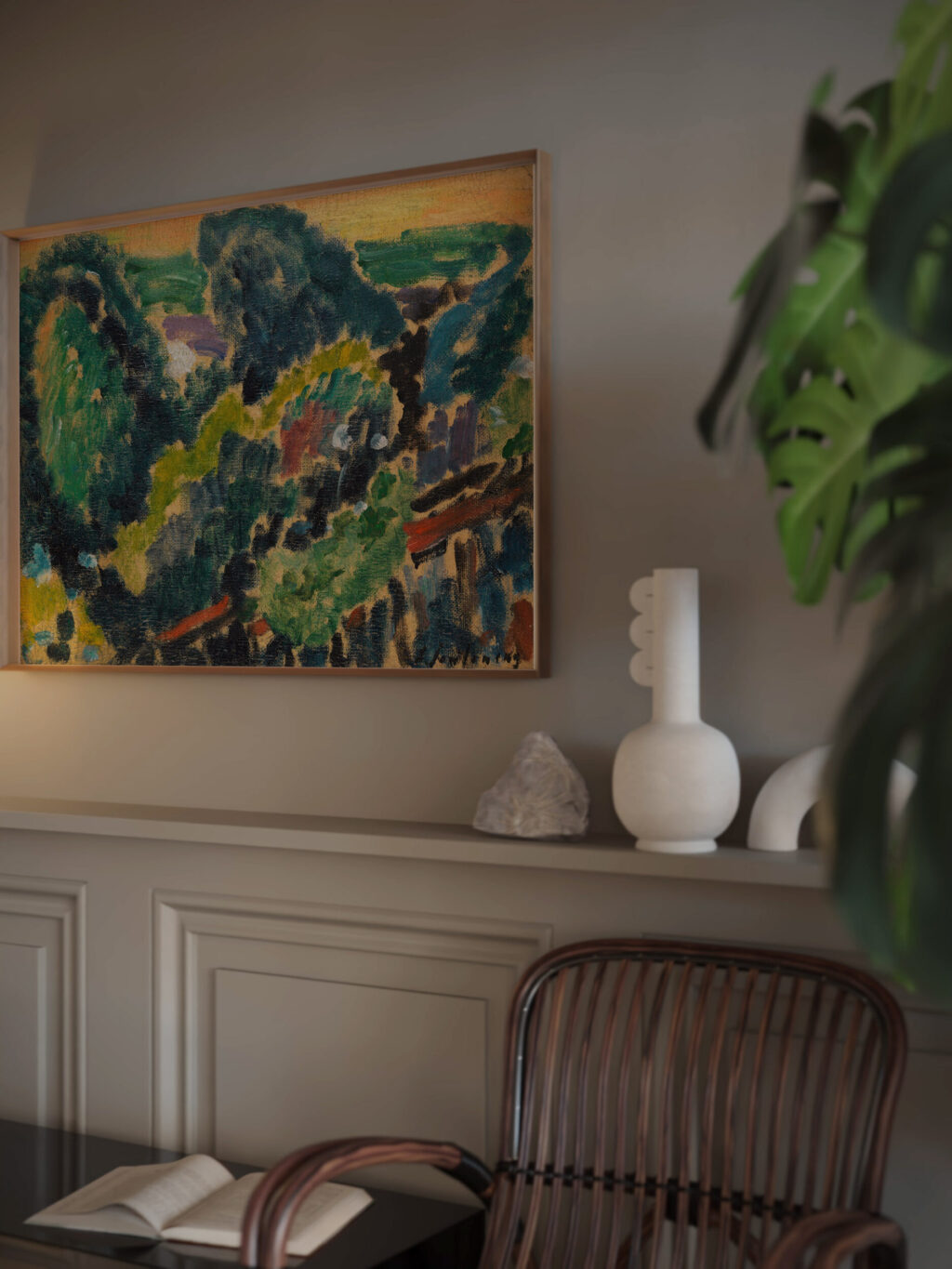 Landschaft am Genfersee Ca. 1914 Alexej von Jawlensky video mockup