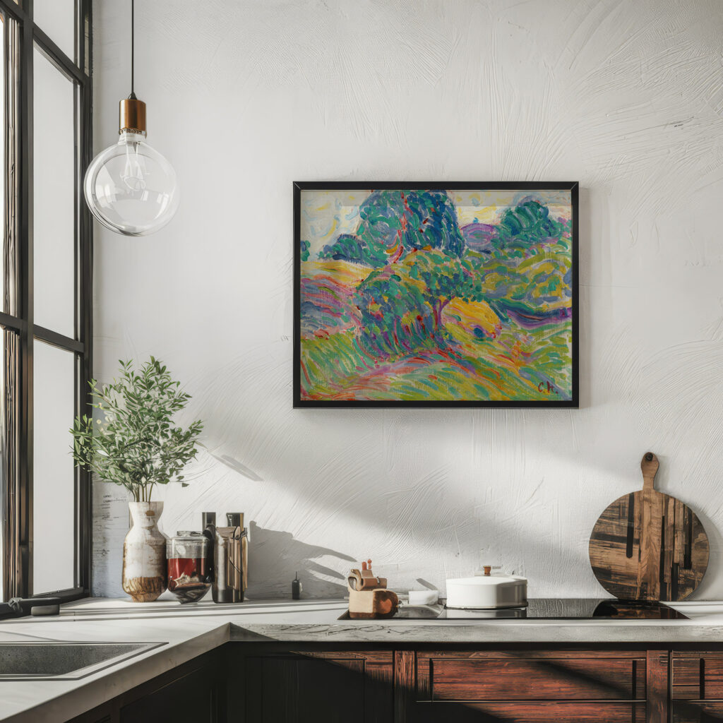 Landschaft bei Pretzfeld 1905 Curt Herrmann 6 mockup