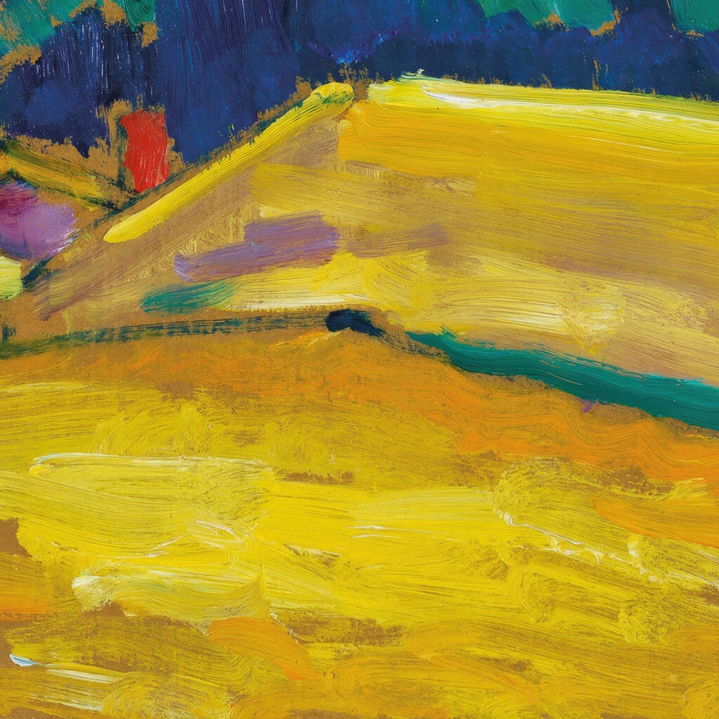 Landschaft mit Brucke circa 1909 Alexej von Jawlensky 8 mockup