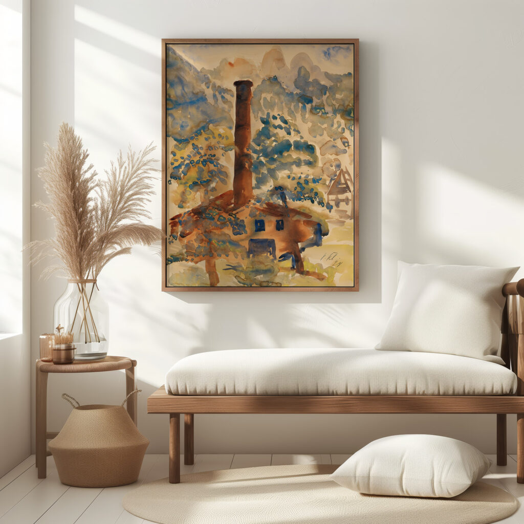 Landschaft mit Fabrik 1928 Paul Kleinschmidt 5 mockup