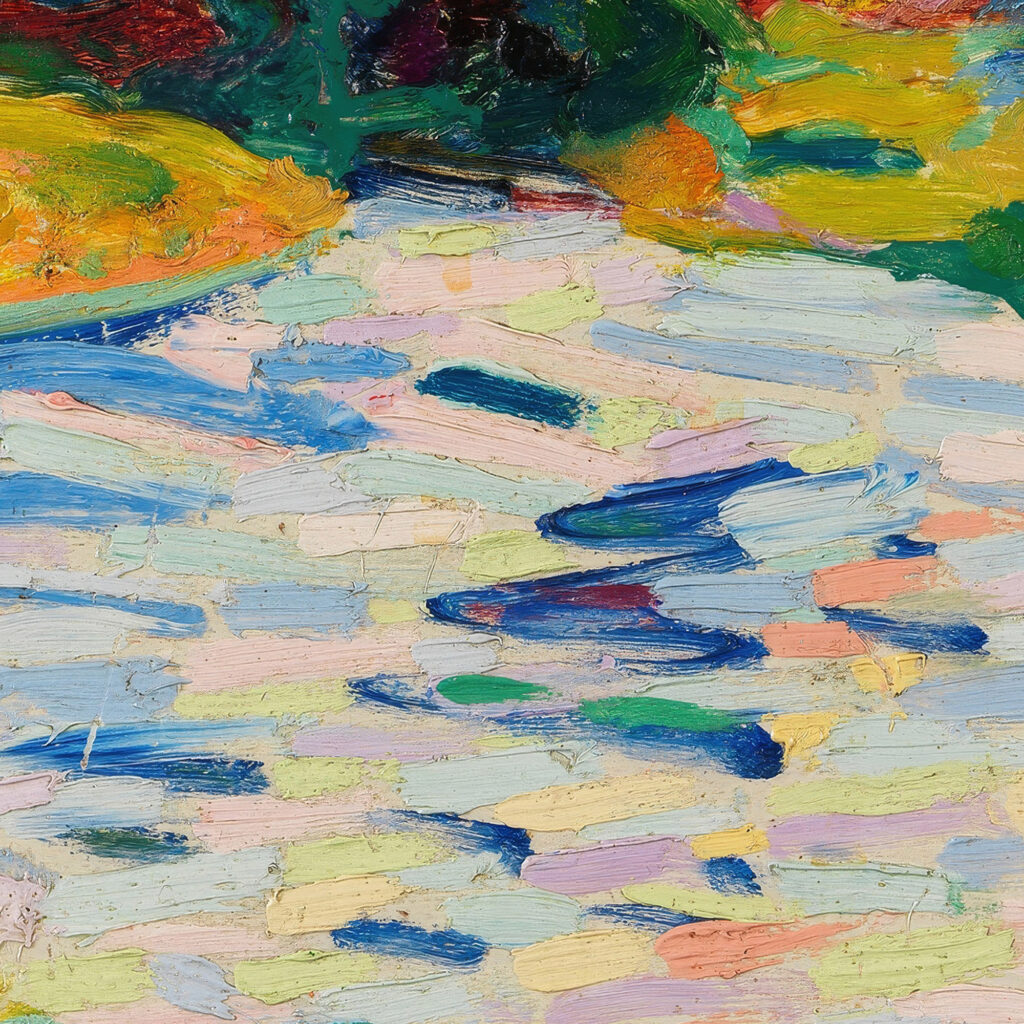 Landschaft mit Flusslauf 1910 Curt Herrmann 8 mockup