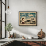Landschaft mit Frau around 1930 Karl Wiener 6 mockup
