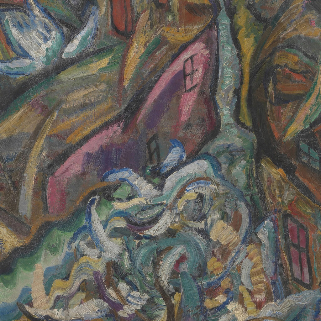 Landschaft mit Hausern 1919 Anton Emanuel Peschka 8 mockup