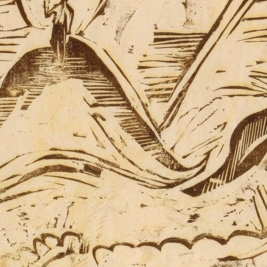 Landschaft mit blasendem Hirten 1923 Ernst Ludwig Kirchner 8 mockup