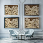 Landschaft mit blasendem Hirten 1923 Ernst Ludwig Kirchner framed posters mockup