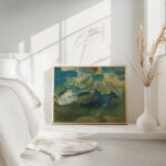 Landschaft mit liegendem Wanderer August Babberger 4 mockup