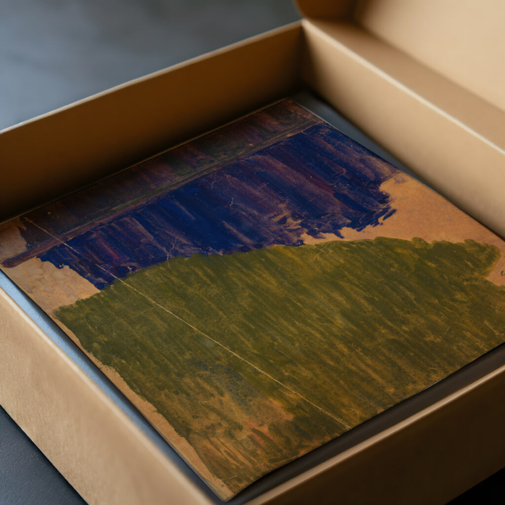 Landschaftsstudie Hirschbergen – Bohmerwald 1908 Egon Schiele video mockup