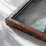 Landschap 1874 1945 Carel Adolph Lion Cachet close up dark wood mockup