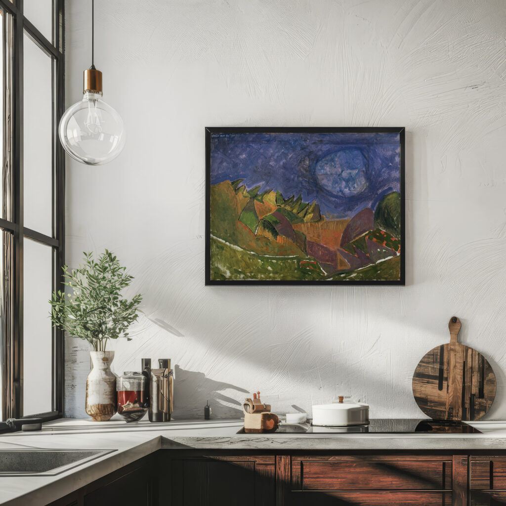 Landschap 1946 Arie Van de Giessen 6 mockup