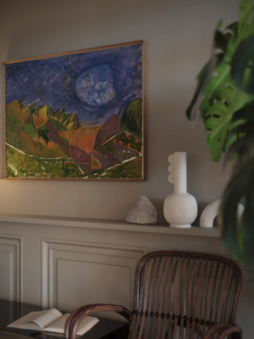 Landschap 1946 Arie Van de Giessen video mockup