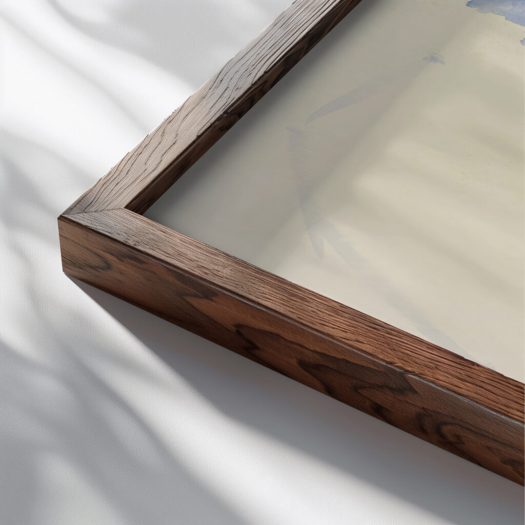 Landschap Boitsfort 1892 1916 Rik Wouters close up dark wood mockup