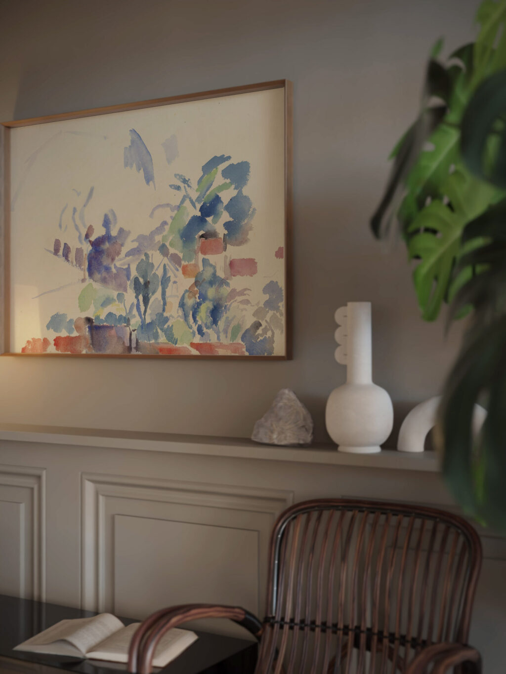 Landschap Boitsfort 1892 1916 Rik Wouters video mockup