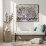 Landschap Boitsfort met bloeiende fruitbomen 1892 1916 Rik Wouters 5 mockup