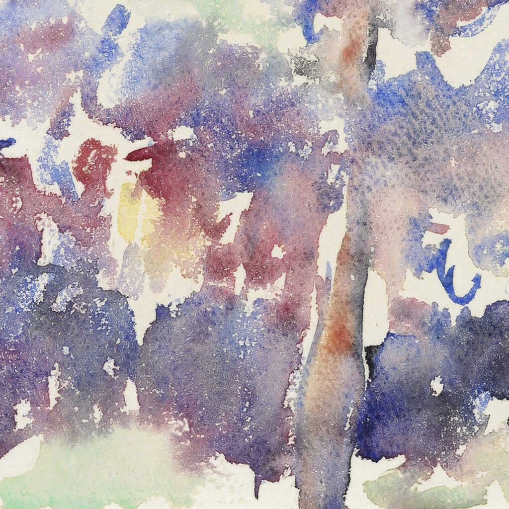 Landschap Boitsfort met bloeiende fruitbomen 1892 1916 Rik Wouters 8 mockup
