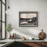 Landschap met meanderende rivier 1888 Henri Jonas 6 mockup