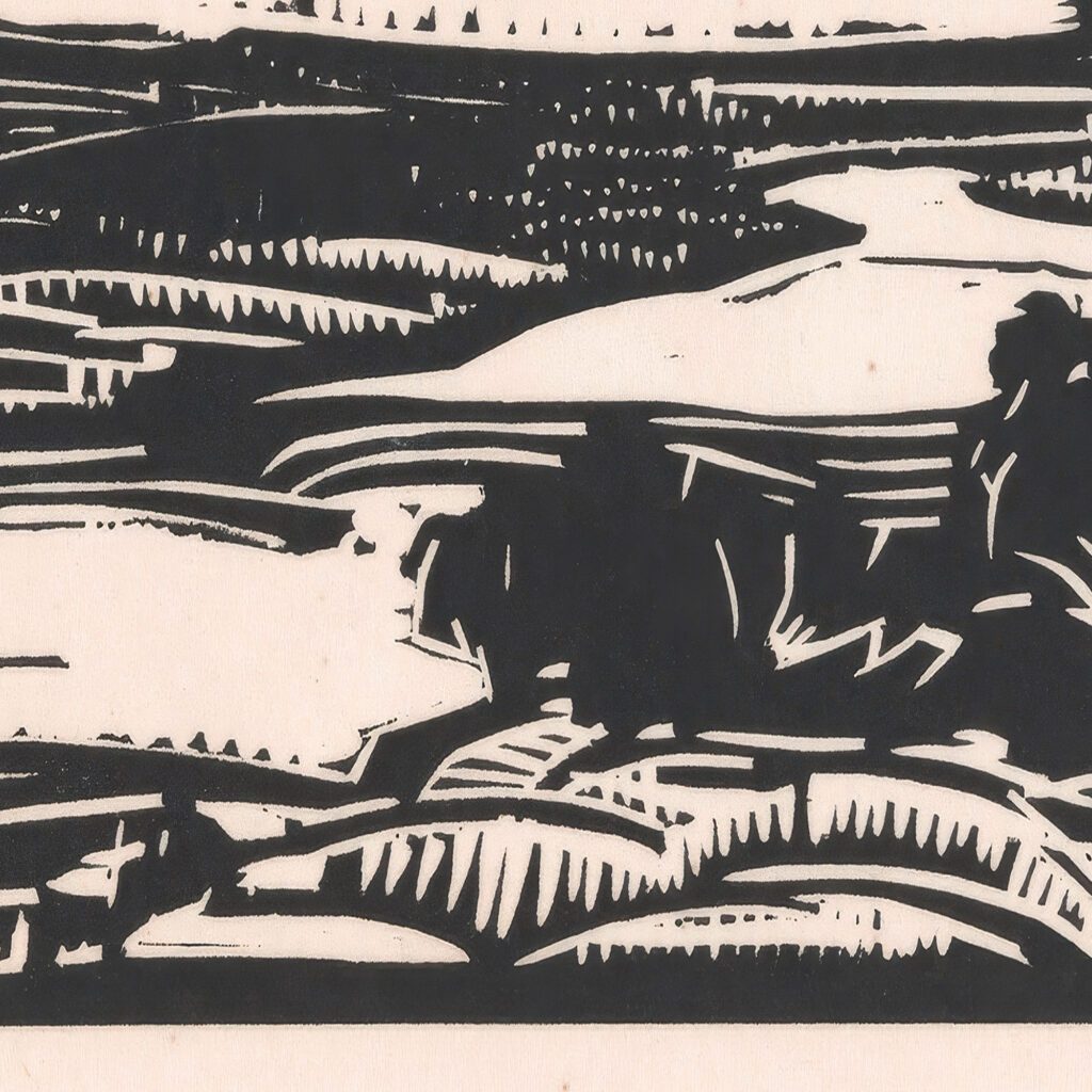 Landschap met meanderende rivier 1888 Henri Jonas 8 mockup