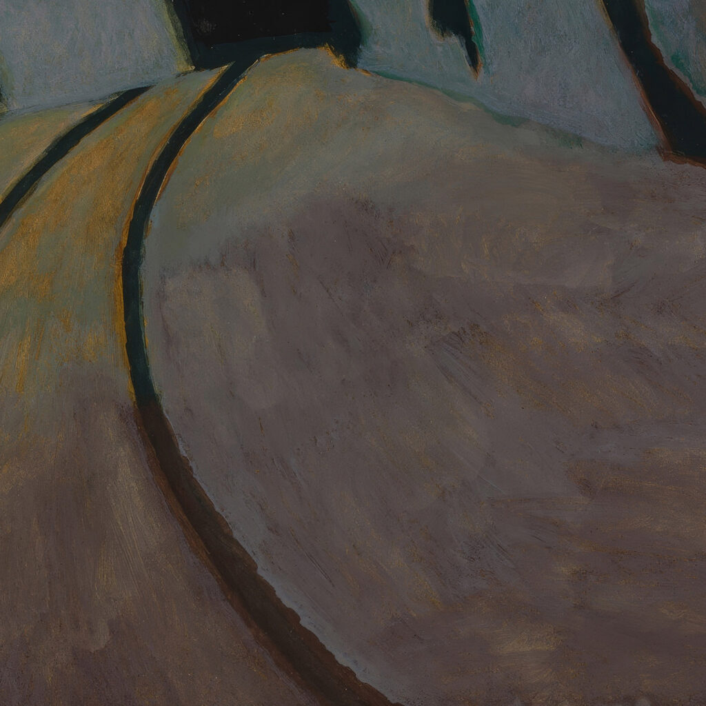 Landschap met rode dak 1926 Leon Spilliaert 8 mockup