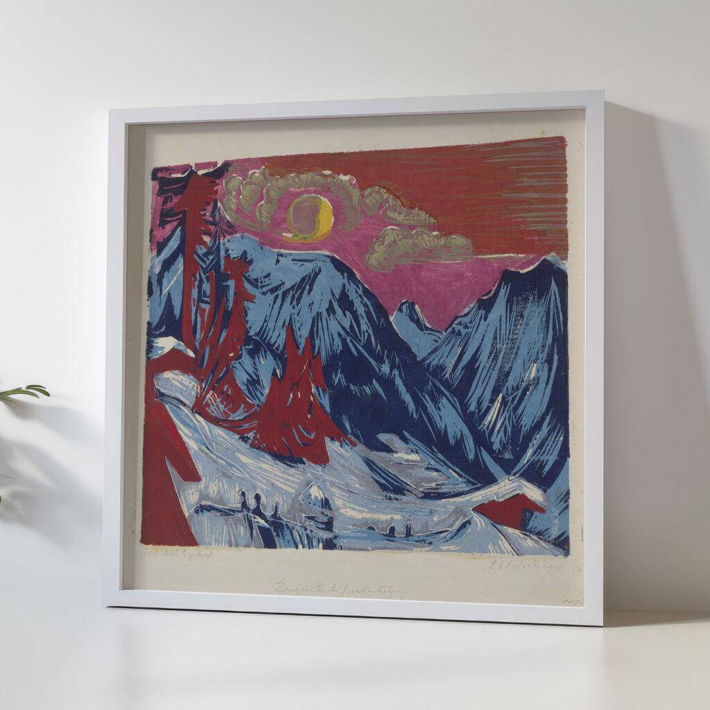 Langmatte bei Monduntergang 1919 Ernst Ludwig Kirchner 1 5 mockup