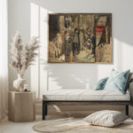 Large Indian Triptych 1883 Jan Toorop 5 mockup