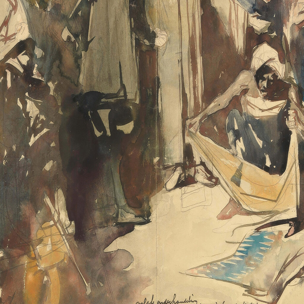 Large Indian Triptych 1883 Jan Toorop 8 mockup