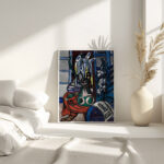 Large Still Life Interior Blue 1949 Max Beckmann 4 mockup