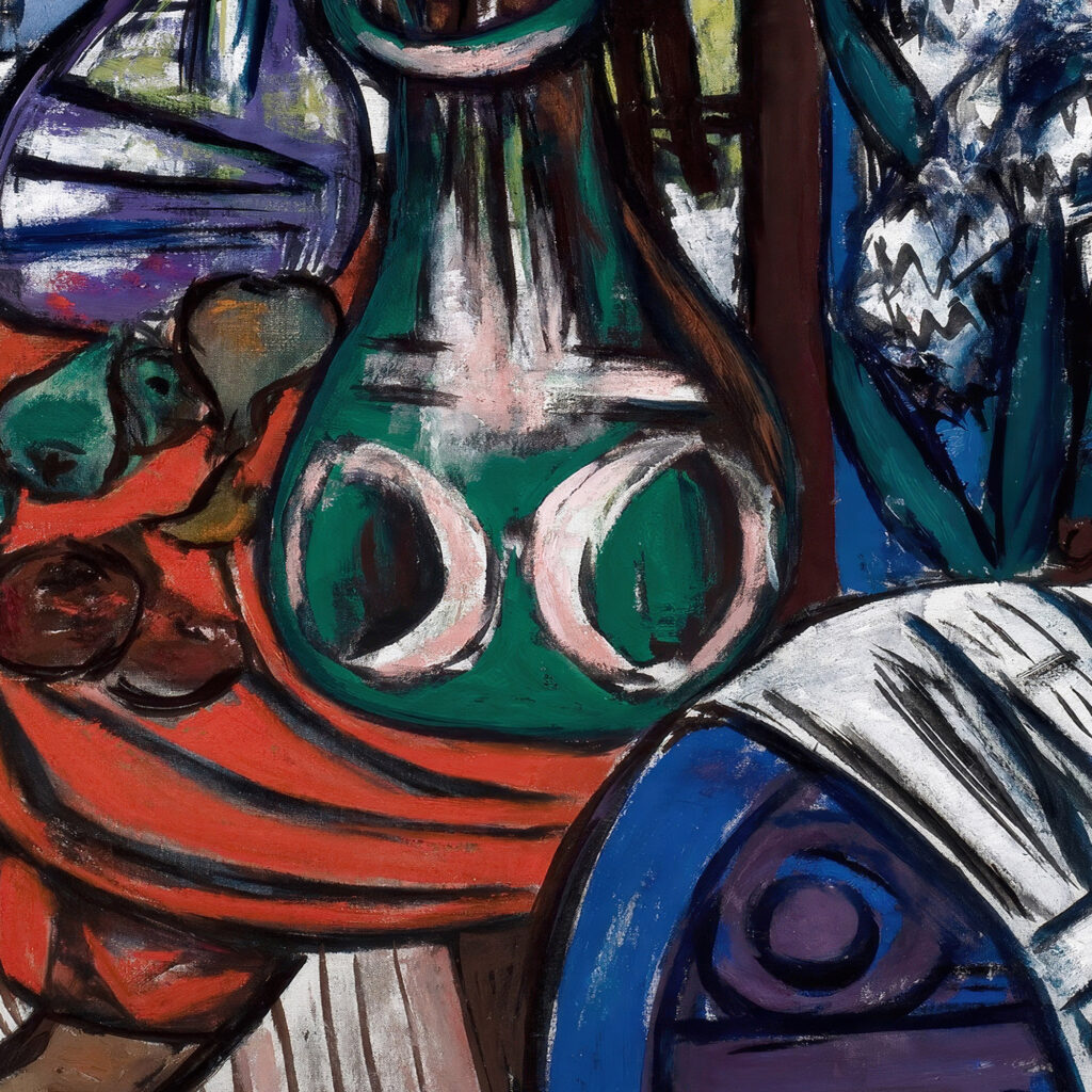 Large Still Life Interior Blue 1949 Max Beckmann 8 mockup