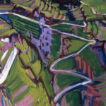 Large Ticino Landscape 1925 Albert Muller 8 mockup