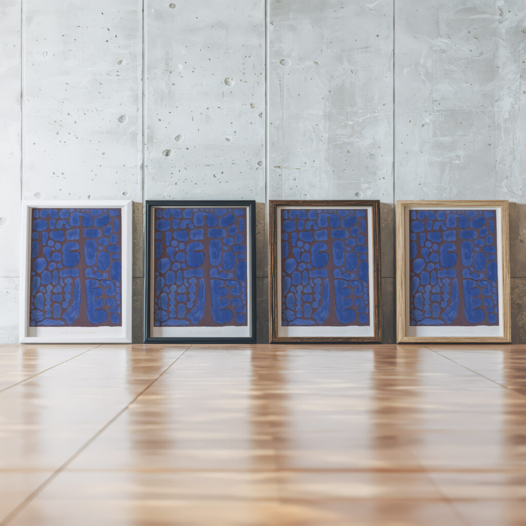 Late Evening Looking Out of the Woods 1937 Paul Klee framed posters mockup