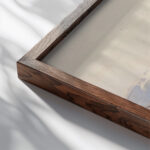 Late Winter Landscape 1880 1945 Venny Soldan Brofeldt close up dark wood mockup