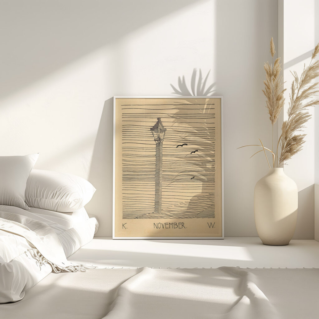 Laterne und drei Vogel around 1920 Karl Wiener 4 mockup