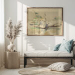 Laveuses circa 1880 Paul Cezanne 5 mockup