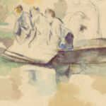 Laveuses circa 1880 Paul Cezanne 8 mockup