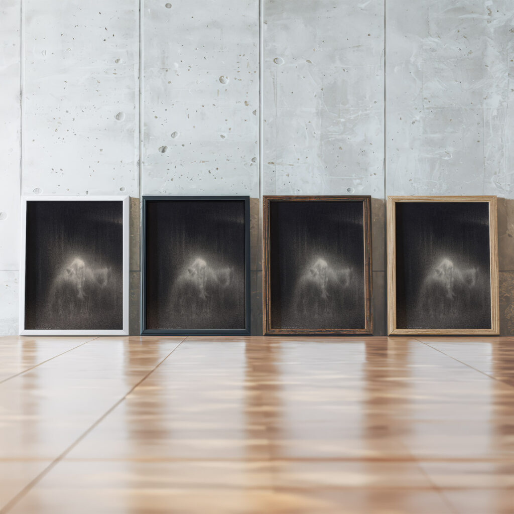 Le Bon Samaritain 1895 Charles Angrand framed posters mockup