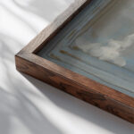 Le Ciel 1938 Christian Berard close up dark wood mockup