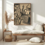 Le Couple Russe The Russian Couple ca. 1922 Ossip Zadkine 5 mockup