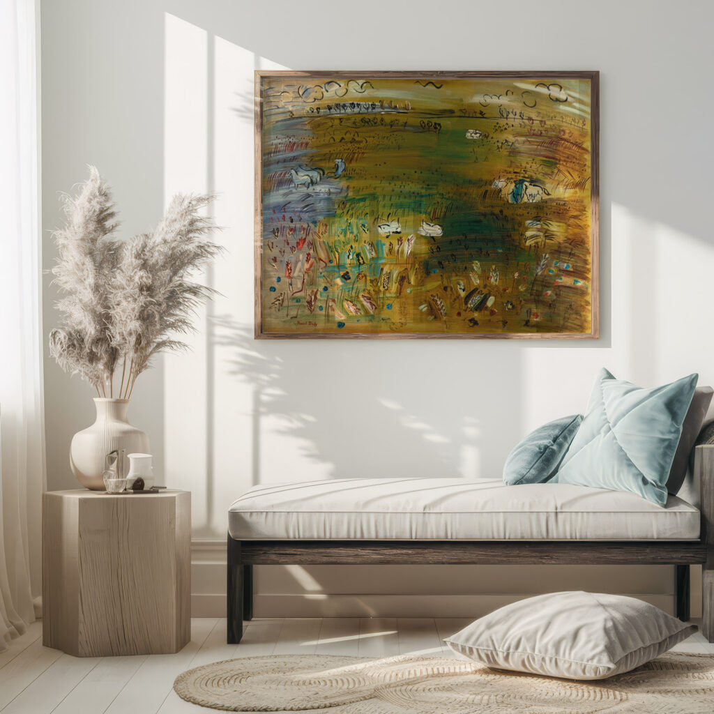 Le Grand champ de ble 1933 Raoul Dufy 5 mockup