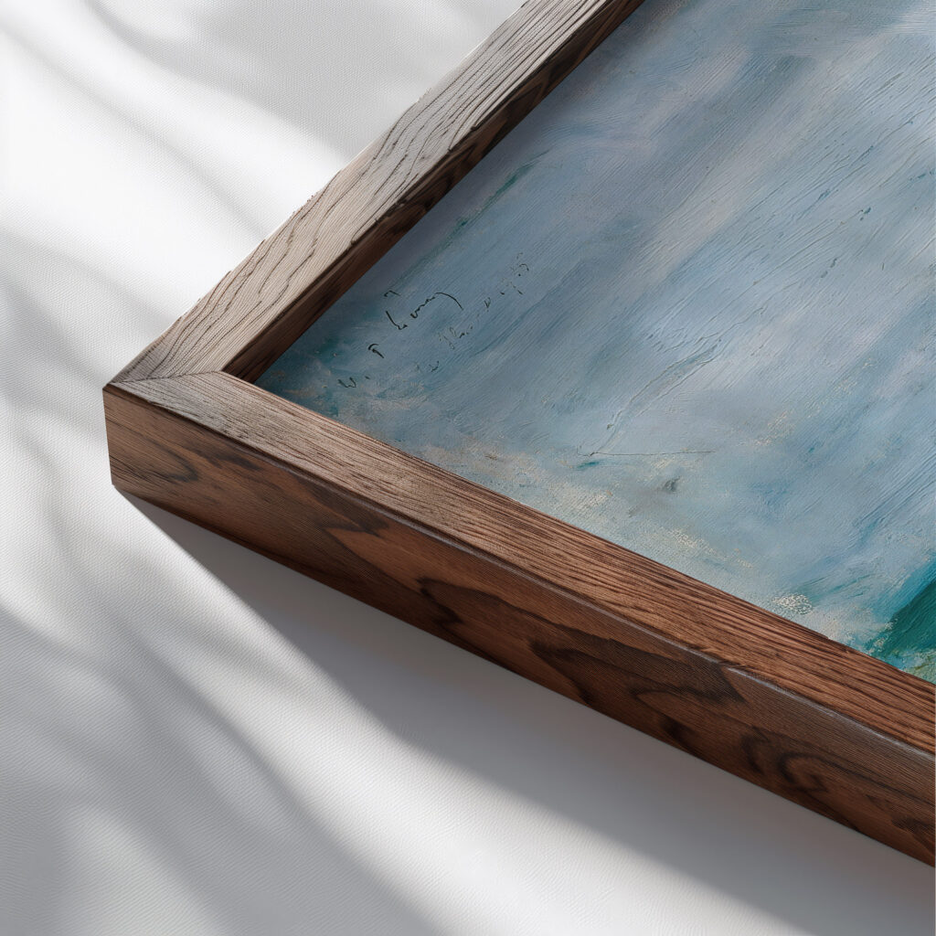 Le Havre 1935 1937 Wilhelm Thony close up dark wood mockup