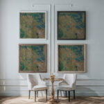 Le Jardin de la Closerie des Genets circa 1920 24 Edouard Vuillard framed posters mockup