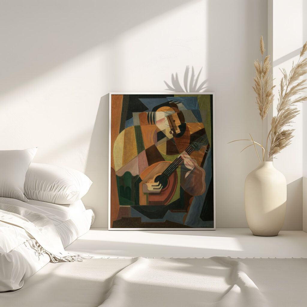 Le Joueur De Luth 1917 1918 Maria Blanchard 4 mockup