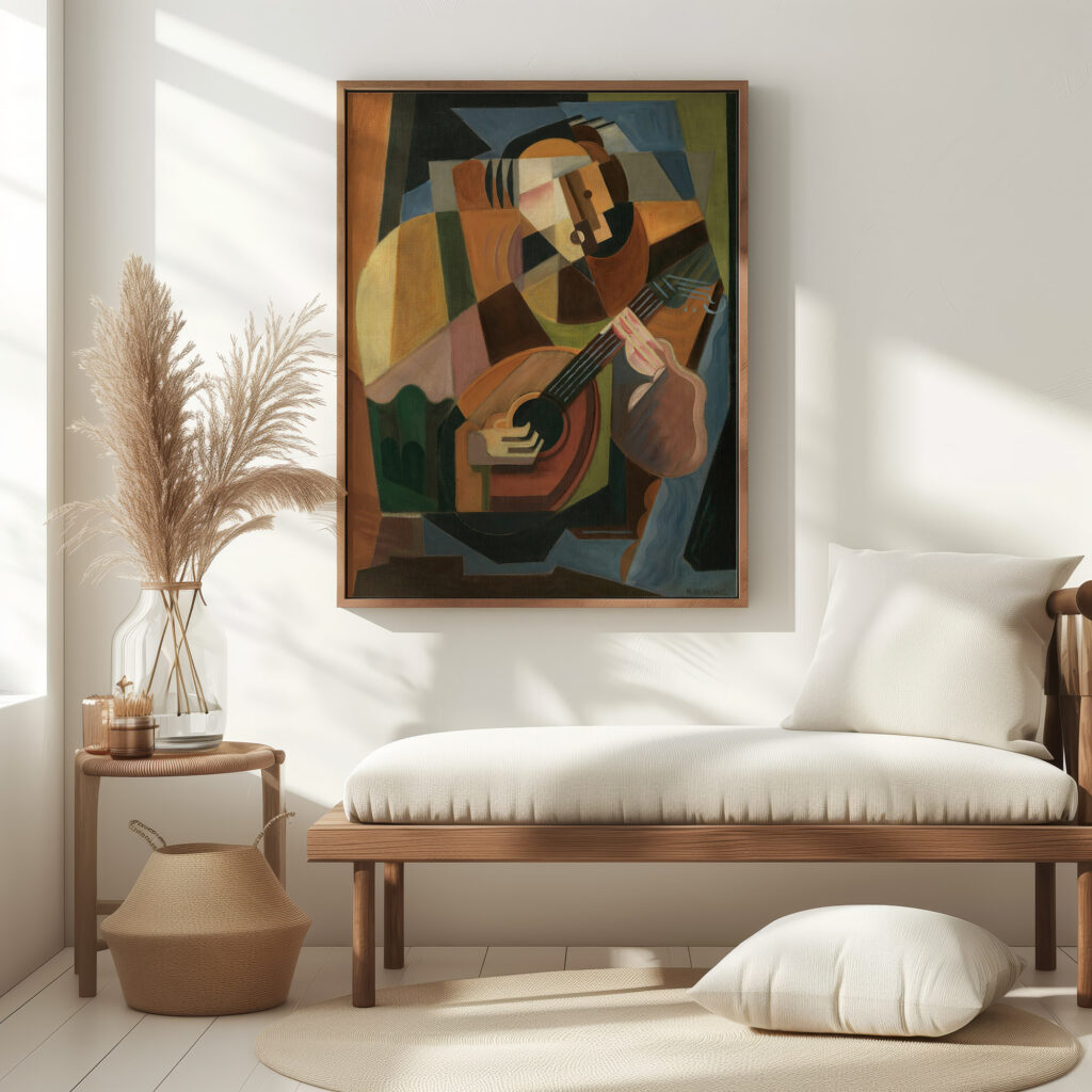 Le Joueur De Luth 1917 1918 Maria Blanchard 5 mockup