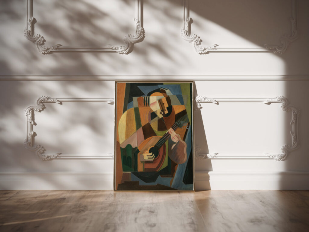 Le Joueur De Luth 1917 1918 Maria Blanchard video mockup