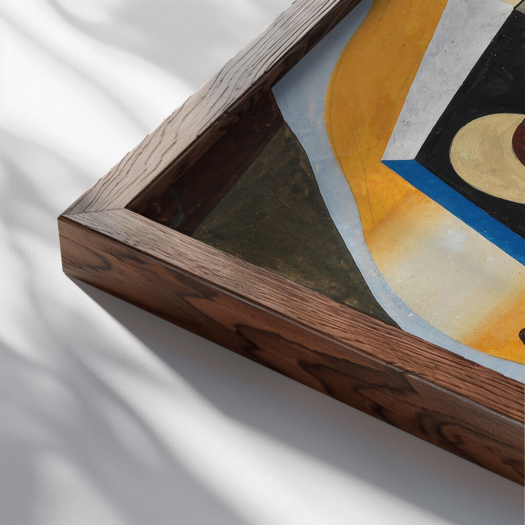 Le Paradis Terrestre The Garden Of Eden 1930 Georges Valmier close up dark wood mockup