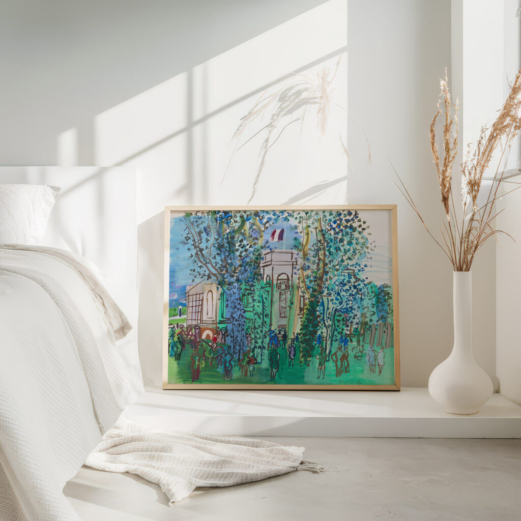 Le Pesage a Deauville circa 1930 Raoul Dufy 4 mockup