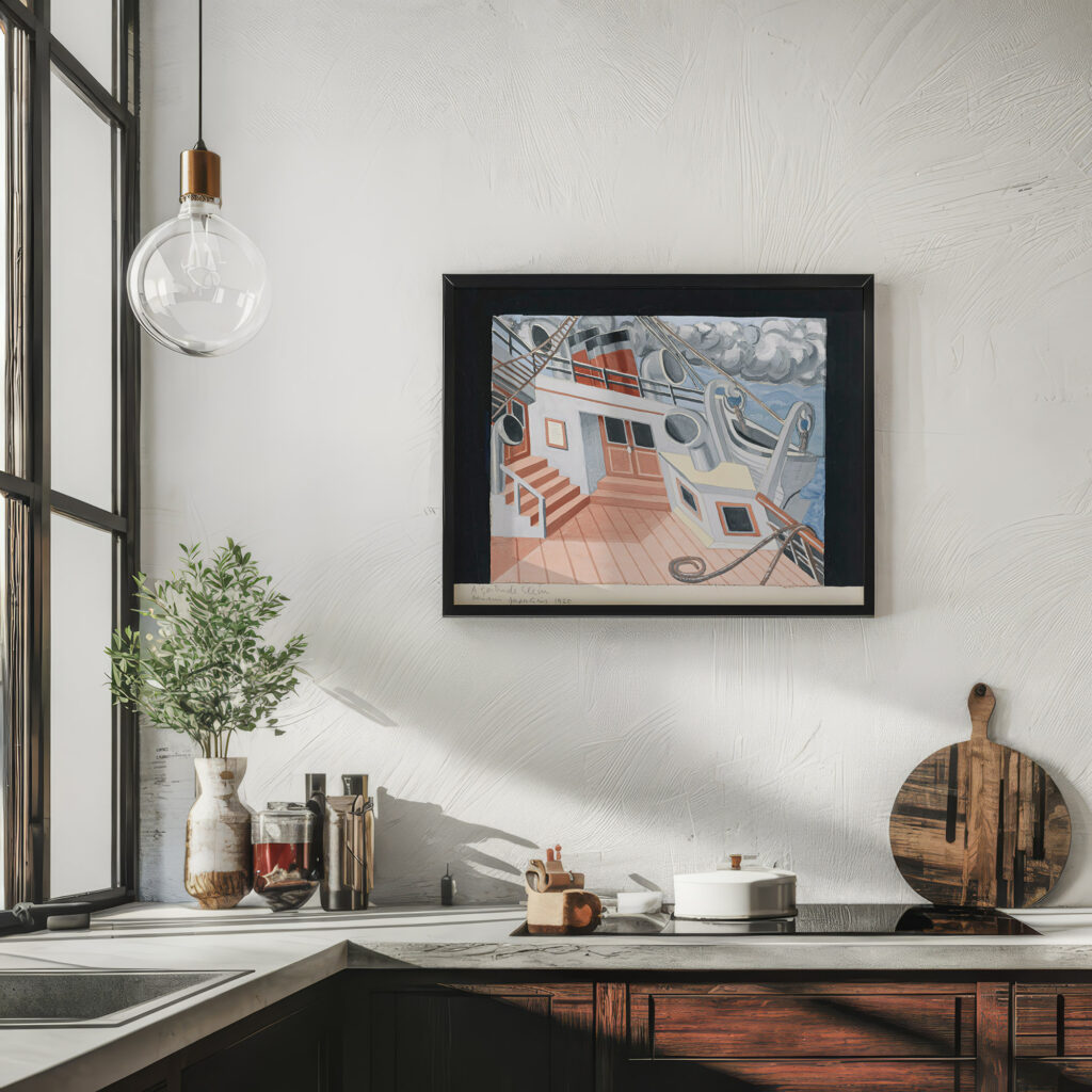 Le Pont Dun Transat 1925 Juan Gris 6 mockup