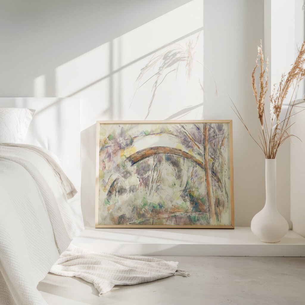 Le Pont des Trois Sautets 1906 Paul Cezanne 4 mockup