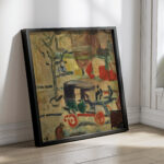 Le Taxi Boulevard a Paris circa 1905 Louis Valtat 4 mockup