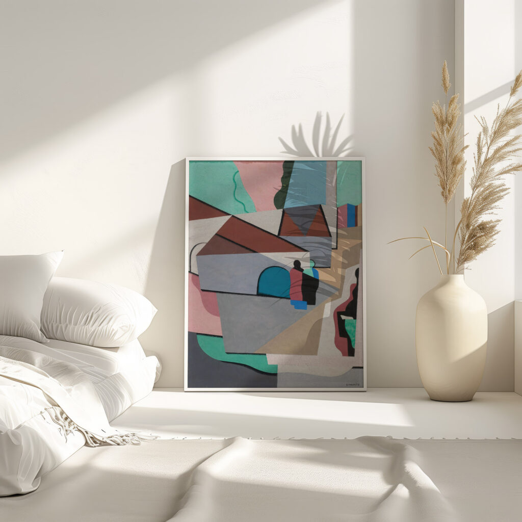 Le Village 1924 Georges Valmier 4 mockup